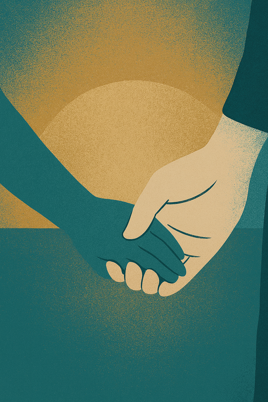 Parenting child and adult hands 